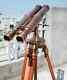 1920s Brass Nautical Binoculars With Wooden Tripod Antique Brass Binoculars