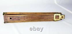 1 Vintage EASTKO Camera Wooden Tripod 21 To 48 Adjustable Tripod Signed EASTKO