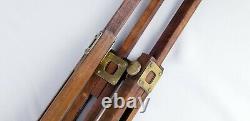 1 Vintage EASTKO Camera Wooden Tripod 21 To 48 Adjustable Tripod Signed EASTKO