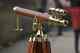 39'' Vintage Brass Floor Telescope With Wooden Tripod For Christmas Decor Ideas