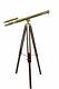 39 Inches Telescope Nautical Brass Wooden Tripod/stand Antique Spyglass Vintage