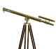 39 Inches Telescope Nautical Brass Wooden Tripod/stand Antique Spyglass Vintage