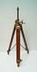 5 Feet Vintage Style Wooden Tripod Stand Floor Lamp Home Decor Without Shade