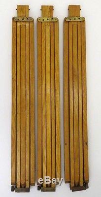 8x Holzstativ Wooden Tripod historisch vintage 1930 th Dekorativ tb010
