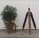 Antique Wooden Tripod Lamp Stand Nautical Tripod Floor Lamp Without Shade