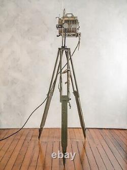 ARRI Vintage Film Spot light Arnold & Richter 1950s Wooden Tripod Floor Lamp
