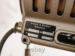 ARRI Vintage Film Spot light Arnold & Richter 1950s Wooden Tripod Floor Lamp
