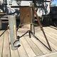 Awesome! Antique Vintage Wood Camera Tripod Extension Legs With Metal Case