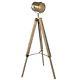 Adjustable Wooden Tripod Floor Lamp Brass Vintage Antique Bronze Spot Lights Fit