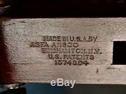 Agfa Ansco Vintage Wooden Tripod