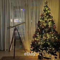 Antique Stylish Tripod Stand Brown Working Telescope Vintage Finished Handmade