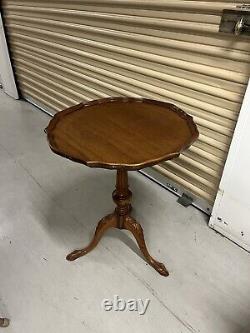 Antique Tripod Wood Table