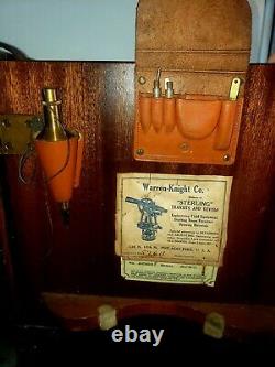 Antique Vintage 57611 Keuffel & Esser Surveyor with original Wooden box & Tripod