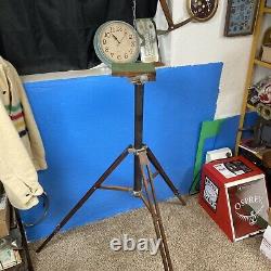 Antique Vintage Large Format Camera Wood Tilt Head Adjustable Tripod. Nice