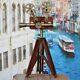 Antique Vintage Style Projector With Wooden Tripod Stand Gift