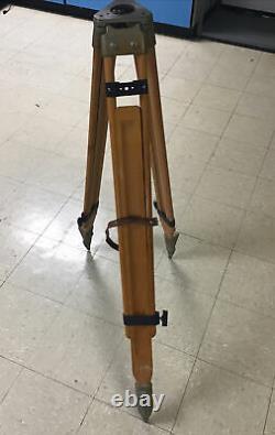 Antique Vintage Wood Camera/Surveyor Adjustable Height Tripod