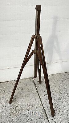 Antique Vintage Wooden Camera Tripod