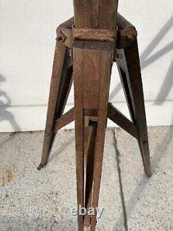 Antique Vintage Wooden Camera Tripod
