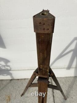 Antique Vintage Wooden Camera Tripod