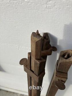 Antique Vintage Wooden Camera Tripod
