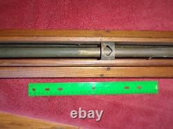 Antique Wooden & Brass Tripod for Navy telescope or Vintage Camera photography