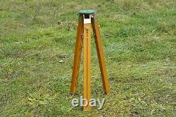 Big Soviet Wooden Tripod Sliding Tripod Telescopic for Camera Vintage