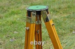 Big Soviet Wooden Tripod Sliding Tripod Telescopic for Camera Vintage