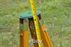 Big Soviet Wooden Tripod Sliding Tripod Telescopic for Camera Vintage