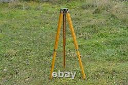 Big Soviet Wooden Tripod Sliding Tripod Telescopic for Camera Vintage