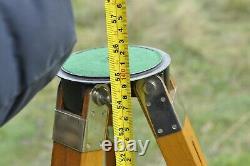 Big Soviet Wooden Tripod Sliding Tripod Telescopic for Camera Vintage