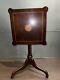 Bombay Co. Vintage Mahogany Top Tripod Pedestal Stand Side Table Vtg. 1994