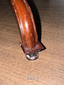 Bombay Co. Vintage Mahogany Top Tripod Pedestal Stand Side Table Vtg. 1994