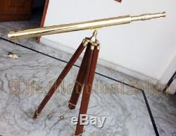 Brass Marine Tripod Telescope Vintage Style Collectible Port Island Antique Gift
