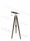 Brass/wood Telescope With Tripod Stand Nautical Vintage Telescope