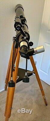 Celestron CO-80 Classic Vintage Telescope and Wooden Tripod