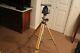 Chicago Majestic Vintage Wood/aluminum Tripod With 6x7 Pan And Tilt Head #899