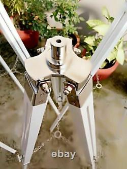 Classic Design White Wooden Tripod Nautical Floor stand Marine Nautical item