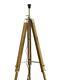 Classical Designer Marine Tripod Floor Lamp Stand Retro Vintage Wooden Tripod