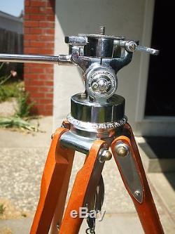 Craig Thalhammer Tripod Vintage Chrome Wood