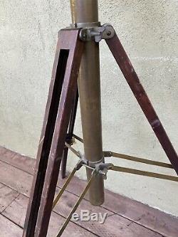 Crown Graflex Compact Stand Wooden Tripod VINTAGE