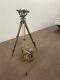 David White Vintage Transit Model With Wooden Case And Tripod