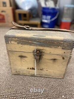 David White Vintage Transit Model with Wooden Case And Tripod