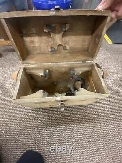 David White Vintage Transit Model with Wooden Case And Tripod