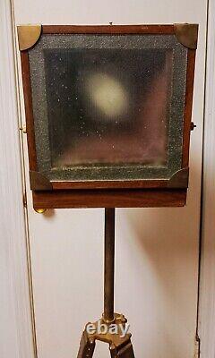 Decorative Antique Old Time Photography Camera And Tripod