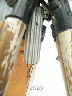 Dietzgen Vintage Wooden Adjustable Surveyors Tripod