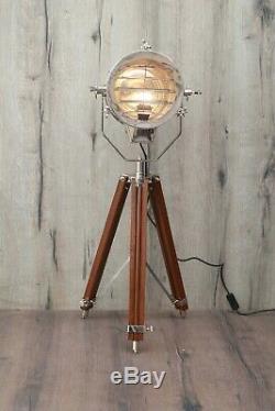 Etsy Vintage Brown Design Tripod Floor Lamp For Christmas