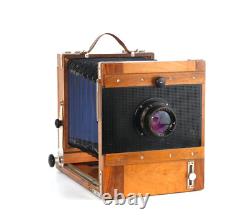 FED Camera with Tripod Wooden Lens Industar-51? Cassette USSR Vintage Soviet
