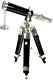 Falcon Traders Solid Brass Floor Standing Telescope With Wooden Tripod Stand