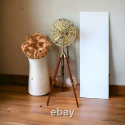 Floor Fan Vintage electric floor fan with Tripod Adjustable Tripod Home/Office