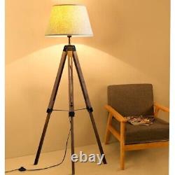 Floor Lamp Tripod Floor Lamp Floor Light Wooden Floor Lamp Vintage Floor